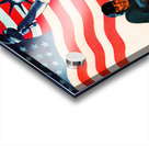 1945 Patriotic World War II Era Football Art Acrylic print