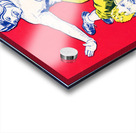 1934 Vintage Football Stiff Arm Art  Acrylic print