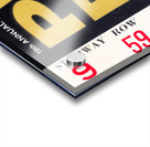 1969 Pro Bowl Football Ticket Stub Art Acrylic print