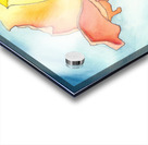 Rainbow Rose Acrylic print