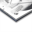 Double Exposure of a Woman and City Street Acrylic print