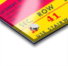 1951 Minnesota vs. California Football Ticket Art Acrylic print