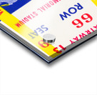 1953 Cal Bears vs. Washington Huskies Football Ticket Art Acrylic print