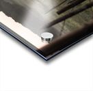 Foggy Fenceline Acrylic print