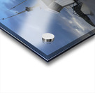 Lifeguards station in sand Acrylic print