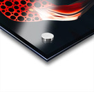 Black Spotted Flamingo  Acrylic print