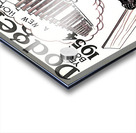 1954 BROOKLYN DODGERS Program Acrylic print