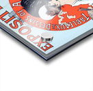 Original Vintage poster for an exhibition of paintings and drawings by Adolphe Willette Acrylic print