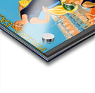 Vintage poster da natacao de piscina familias Acrylic print