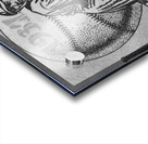 1937 Square Deal Baseball Schedule Art Remix Acrylic print