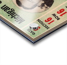 1948 Michigan State vs. Notre Dame Football Ticket Stub Print Acrylic print