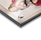 My Heart Shaped Loveseat by Gil Elvgren Remastered Vintage Retro Xzendor7 Art Reproductions Acrylic print