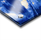 electric blue Acrylic print