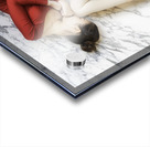 Two ballerinas lying down in a bathtub Acrylic print