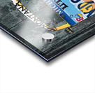 Vintage bus license plates Acrylic print