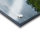 Young Chinese woman wearing a white dress in nature Acrylic print