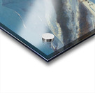 La vallee de Chamonix en hiver Acrylic print