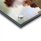 Man smoking in garden Sun Acrylic print