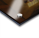 Woman with a water pitcher and a man by a bed Acrylic print