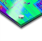 metal works Acrylic print