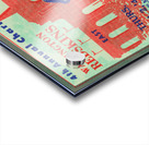 1948 Washington Redskins vs. LA Rams Ticket Art Acrylic print