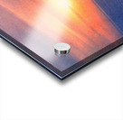 Solo sailing at sunset Impression Acrylique