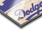 1969 LA Dodgers Fleer Decal Wood Print Acrylic print