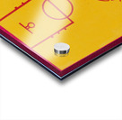 1971 Cleveland Cavaliers Basketball Floor  Acrylic print