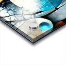 The Spirit Stones Cubism Collage Acrylic print