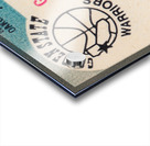 1978 Golden State Warriors Ticket Stub Canvas Art Acrylic print