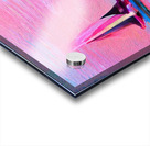 Pink Aqua Naples Beach Sailboat Acrylic print