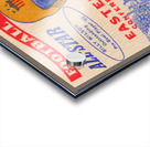 1956 Pro Bowl Football Ticket Art Acrylic print