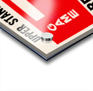 1969 Green Bay Packers vs. Cleveland Browns Ticket Art Acrylic print