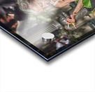 pointing woman Acrylic print