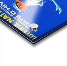 Loterie Nationale original vintage poster ski winter sport Acrylic print