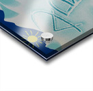 Original vintage poster ski Arosa Suisse Acrylic print