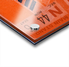 1945 Illinois Illini Football Ticket Stub Remix Art Acrylic print