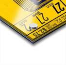 1939 University of Michigan Football Ticket Stub Remix Acrylic print