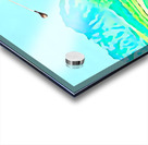 Retro Eighties Golfing Paradise Art Acrylic print