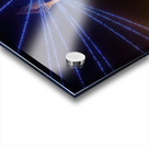 clock tower with Christmas decorations  Acrylic print