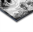 Tree Man Works Alone Acrylic print