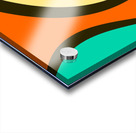 Colorful Abstract Waves Acrylic print