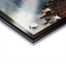 Winterliche Stadtansicht by Charles Leickert Remastered Xzendor7 Classical Fine Art Old Masters Reproductions Impression Acrylique