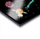 Planet Juggling Alien Riding A Unicycle Acrylic print