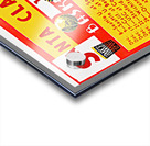 1955 Santa Clara Broncos Basketball Schedule Art Acrylic print