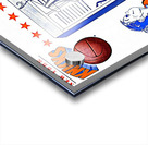 Vintage New York Knicks Art by George Kalinksy Acrylic print