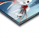 Fantasy Reindeer With Flowers Acrylic print