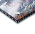 Whimsical Hyper Detailed Ice Castle Landscape Acrylic print