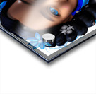 Melanin Girl In A Blue Snowsuit Acrylic print