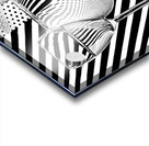 Dots and stripes Acrylic print